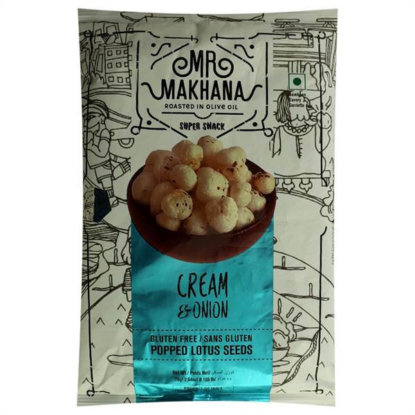 Mr Makhana Cream and Onion Imported